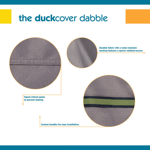 93 in. Duck Covers Soteria RainProof Patio Sofa Cover - Image 5